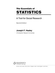 Tapa de The essentials of statistics