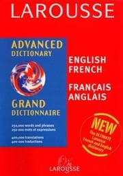 Tapa de Larousse Advanced Dictionary, Grand Dictionnaire French/English English/French