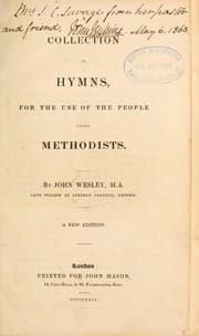 Tapa de A Collection of hymns, for the use of the people called Methodists