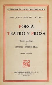 Tapa de Poesia, teatro y prosa