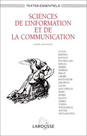 Tapa de Sciences de l'information et de la communication