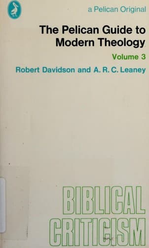Tapa de Biblical criticism