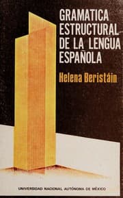 Tapa de Gramática estructural de la lengua española