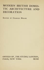 Tapa de Modern British domestic architecture & decoration