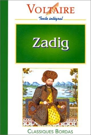 Tapa de Zadig Ou La Destinee