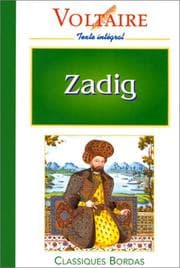 Tapa de Zadig Ou La Destinee