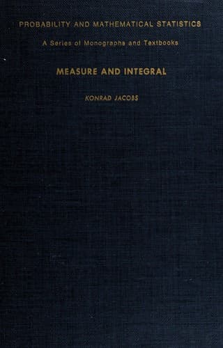 Tapa de Measure and integral