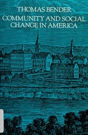 Tapa de Community and social change in America