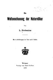 Tapa de Die Weltanschauung der Naturvölker