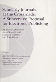 Tapa de Scholarly journals at the crossroads