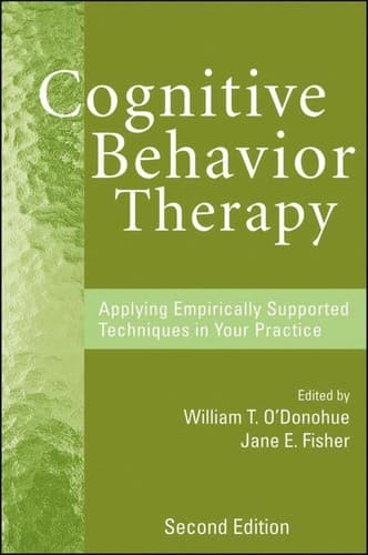 Tapa de Cognitive behavior therapy