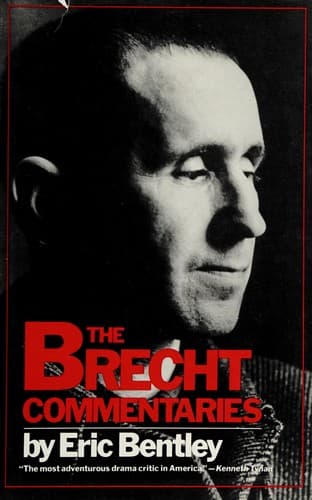 Tapa de The Brecht commentaries, 1943-1980