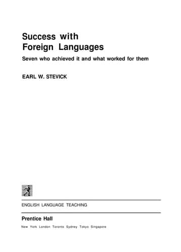 Tapa de Success With Foreign Languages