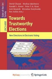 Tapa de Towards Trustworthy Elections