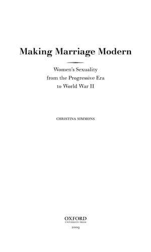 Tapa de Making marriage modern