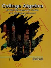 Tapa de College Algebra for Management and the Social Sciences