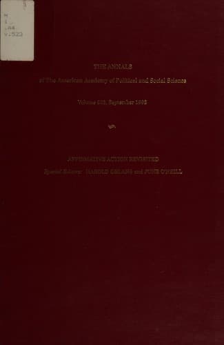 Tapa de Affirmative action revisited