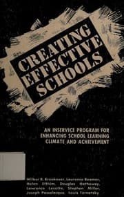 Tapa de Creating effective schools
