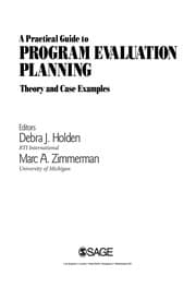 Tapa de A practical guide to program evaluation planning