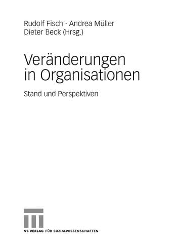 Tapa de Veränderungen in Organisationen