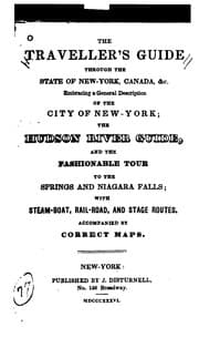 Tapa de The Traveller's Guide Through the State of New York, Canada, &c: Embracing a General Discription ..