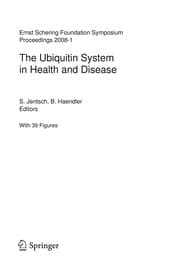 Tapa de The ubiquitin system in health and disease