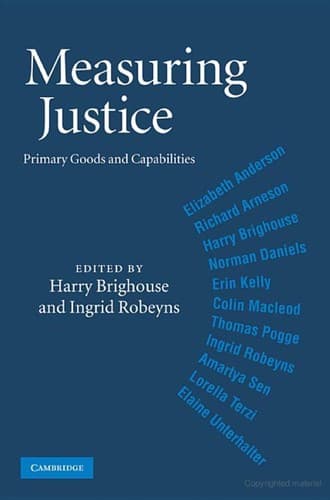 Tapa de Measuring justice