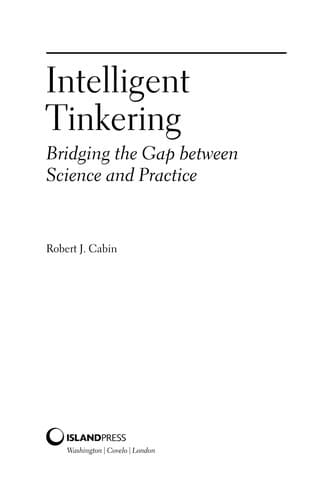 Tapa de Intelligent tinkering