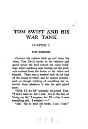 Tapa de Tom Swift and His War Tank: Or, Doing His Bit for Uncle Sam