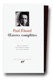Tapa de Eluard : Oeuvres complètes, tome 1