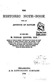 Tapa de The historic note-book, with an appendix of battles