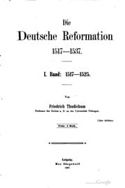 Tapa de Die Deutsche Reformation, 1517-1537