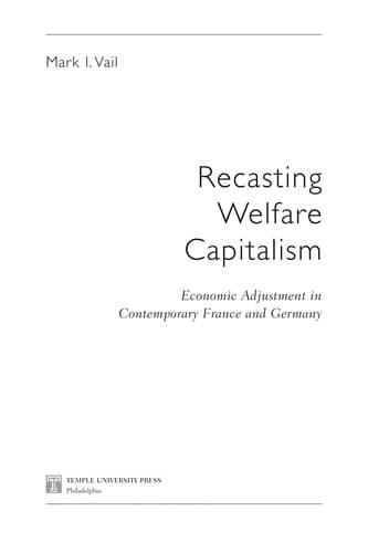 Tapa de Recasting welfare capitalism