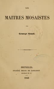 Tapa de Les maîtres mosaïstes