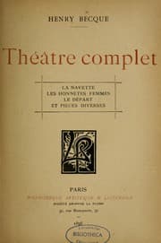 Tapa de Théâtre complet