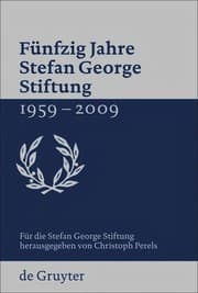 Tapa de Fünfzig Jahre Stefan George Stiftung