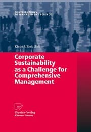 Tapa de Corporate Sustainability as a Challenge for Comprehensive Management