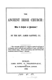 Tapa de The ancient Irish church