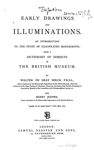 Tapa de Early Drawing And Illuminations