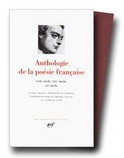 Tapa de Anthologie de la poésie française