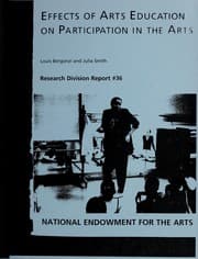 Tapa de Effects of arts education on participtation in the arts
