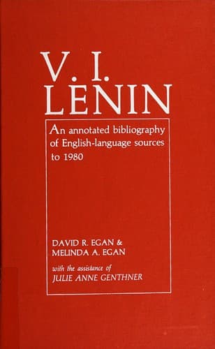 Tapa de V. I. Lenin