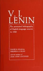 Tapa de V. I. Lenin