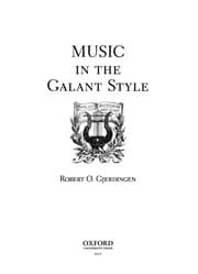 Tapa de Music in the galant style
