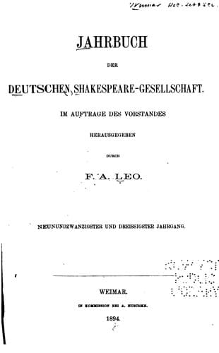 Tapa de Jahrbuch