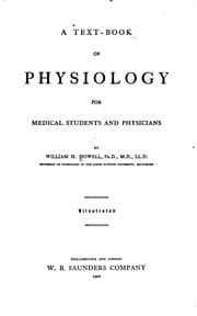 Tapa de A Text-book of Physiology for Medical Students and Physicians
