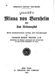 Tapa de Lessing's Minna von Barnhelm: Oder, das Soldatenglück