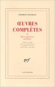 Tapa de Oeuvres complètes, tome 4