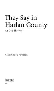 Tapa de They say in Harlan County