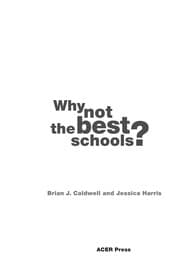 Tapa de Why not the best schools?
